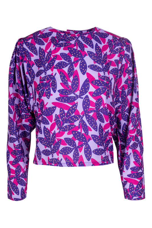 BATWING TOP LEAVES LILAC