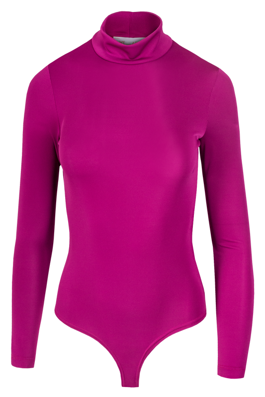 TURTLENECK BODYSUIT MAGENTA