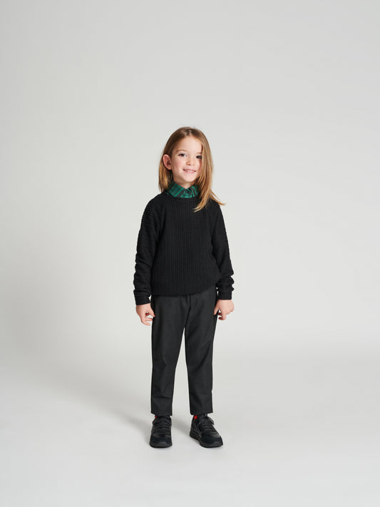 KNITTED JUMPER BLACK