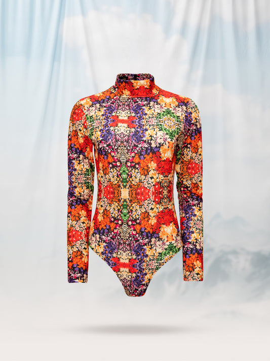 HIGH-NECK BODYSUIT LIBERTY FLORAL