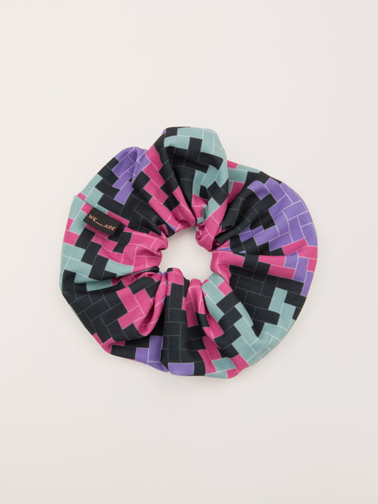 SCRUNCHIE PIED-DE-POULE