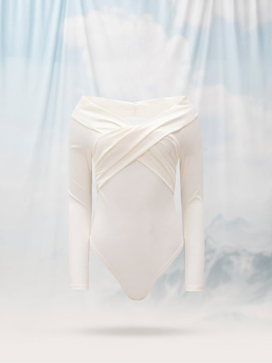 X-BUST BODYSUIT OFF-WHITE