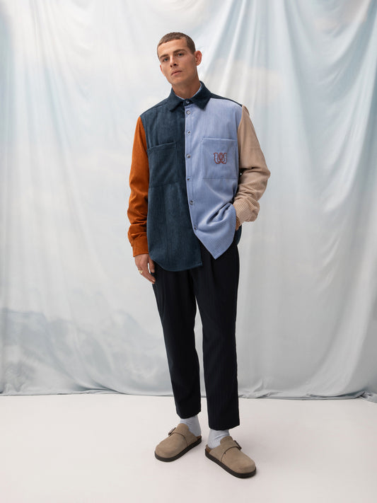 PATCHWORK CORDUROY SHIRT