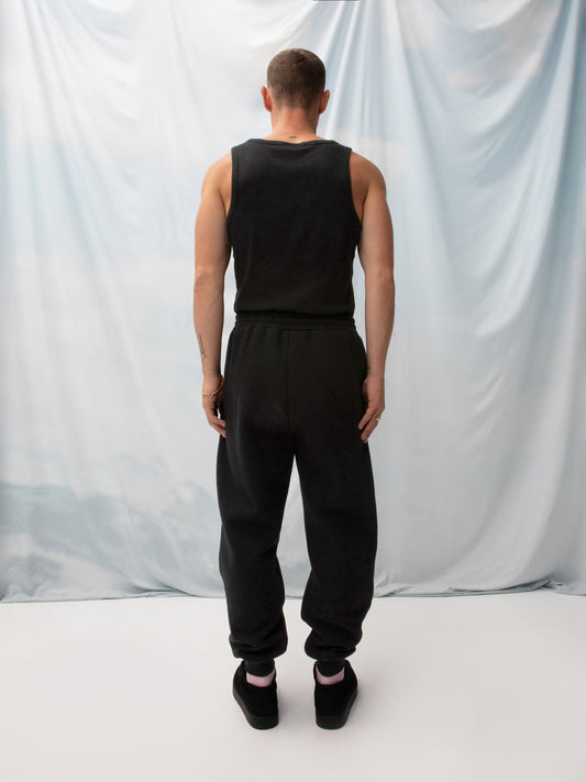 UNISEX TRACK PANTS BLACK