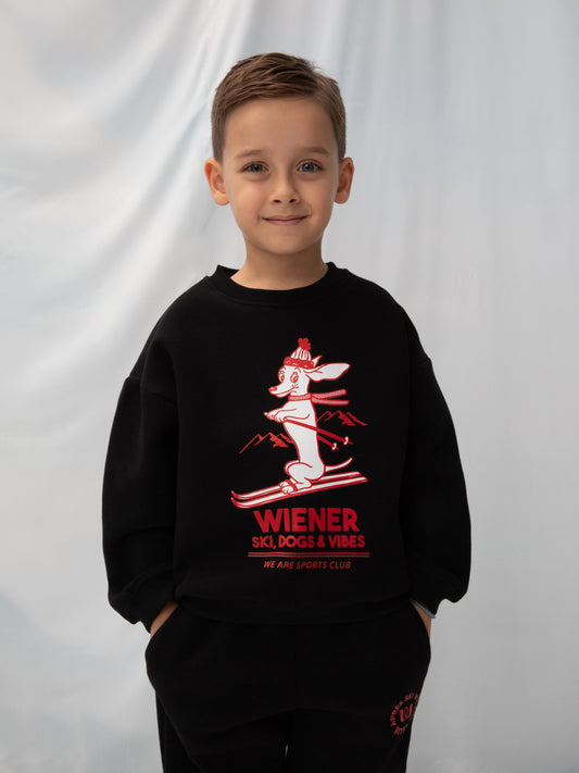 SWEATER WIENER DOG BLACK