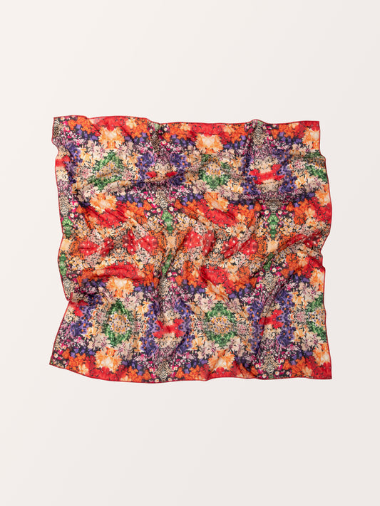 CHIFFON SQUARE SCARF LIBERTY FLORAL